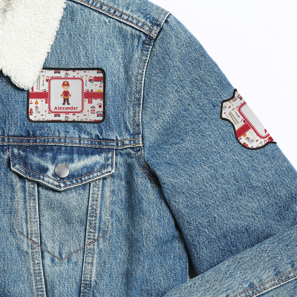 Firefighter for Kids Patches Lifestyle Jean Jacket Detail