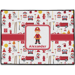 Firefighter Character Door Mat (Personalized)