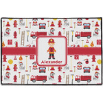 Firefighter Character Door Mat - 36"x24" w/ Name or Text