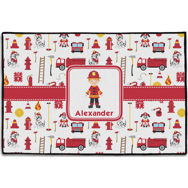 Firefighter for Kids Personalized Door Mat - 36x24 (APPROVAL)