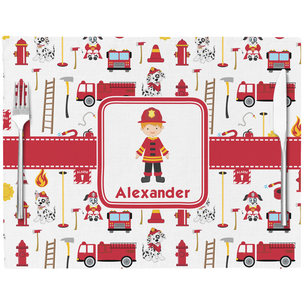 Firefighter for Kids Placemat with Props