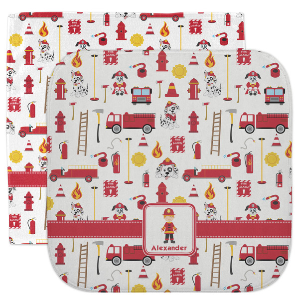 Custom Firefighter Character Facecloth / Wash Cloth (Personalized)