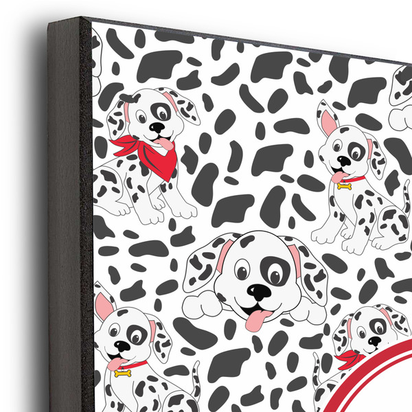 Dalmation 11x14 Wood Print - Closeup