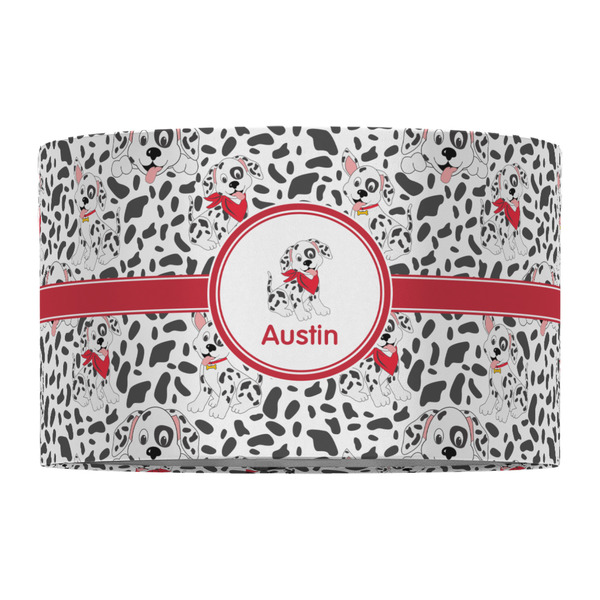 Dalmation 12" Drum Lampshade - FRONT (Fabric)