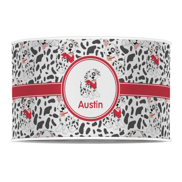Dalmation 12" Drum Lampshade - FRONT (Poly Film)