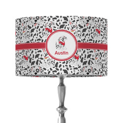 Dalmation 12" Drum Lamp Shade - Fabric (Personalized)