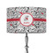 Dalmation 12" Drum Lampshade - ON STAND (Fabric)