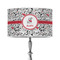 Dalmation 12" Drum Lampshade - ON STAND (Poly Film)