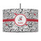 Dalmation 12" Drum Pendant Lamp - Fabric (Personalized)