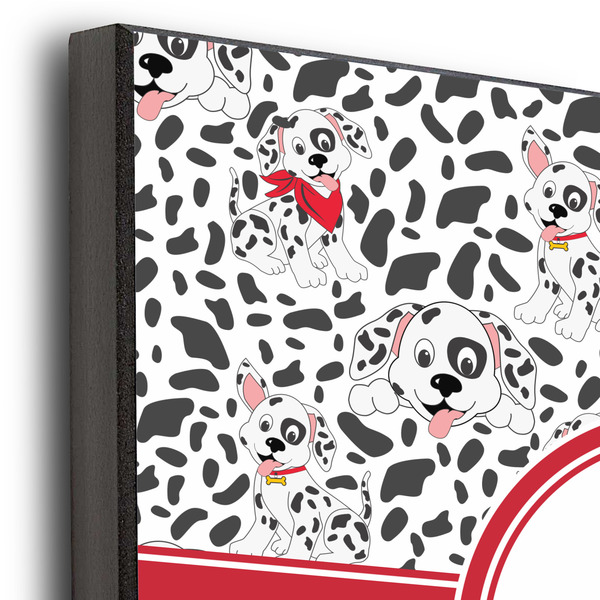 Dalmation 12x12 Wood Print - Closeup