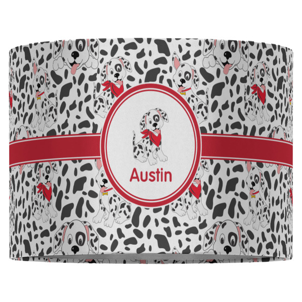 Dalmation 16" Drum Lampshade - FRONT (Fabric)