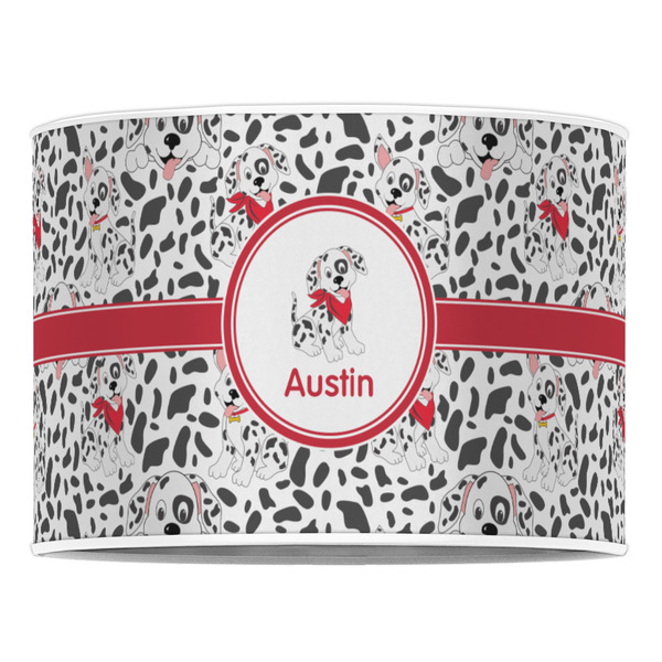 Dalmation 16" Drum Lampshade - FRONT (Poly Film)