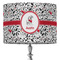 Dalmation 16" Drum Lampshade - ON STAND (Fabric)