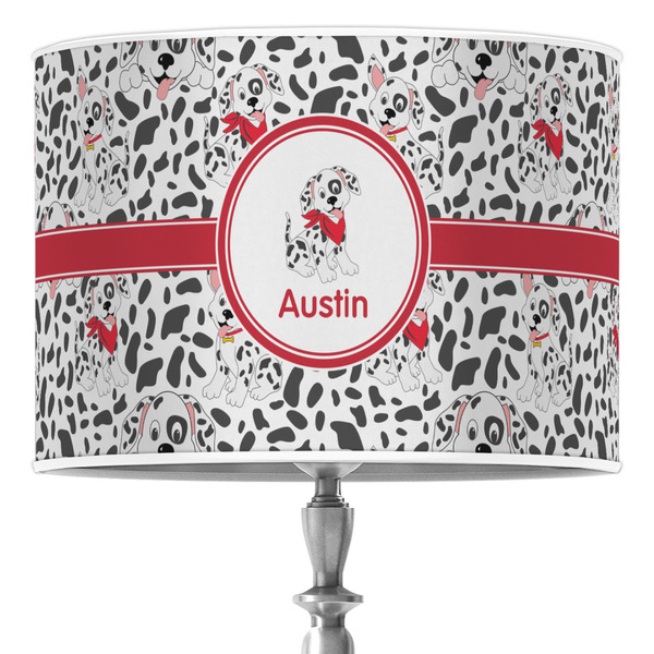 Custom Dalmation 16" Drum Lamp Shade - Poly-film (Personalized)