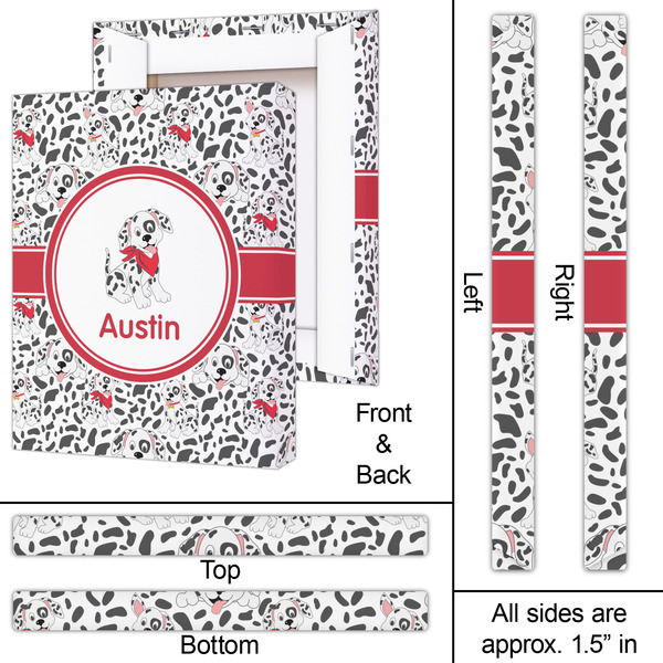 Dalmation 16x20 - Canvas Print - Approval