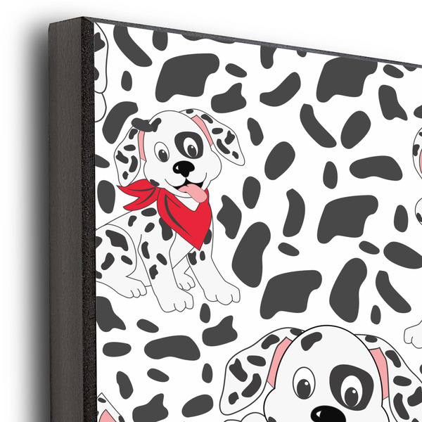 Dalmation 16x20 Wood Print - Closeup