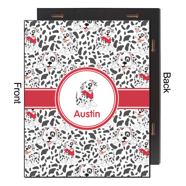Dalmation 16x20 Wood Print - Front & Back View