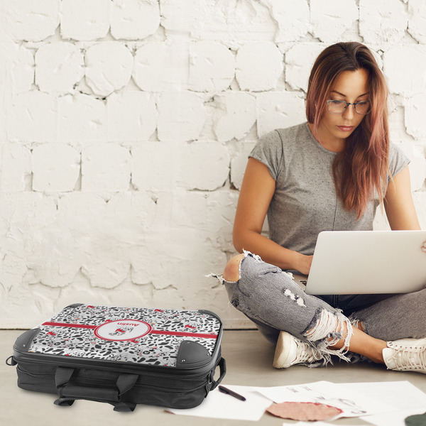 Dalmation 18" Laptop Briefcase - LIFESTYLE