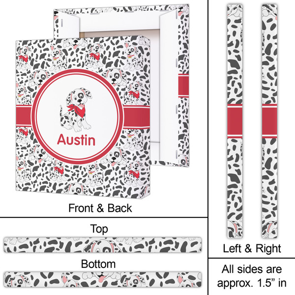 Dalmation 20x24 - Canvas Print - Approval