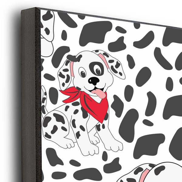 Dalmation 20x24 Wood Print - Closeup