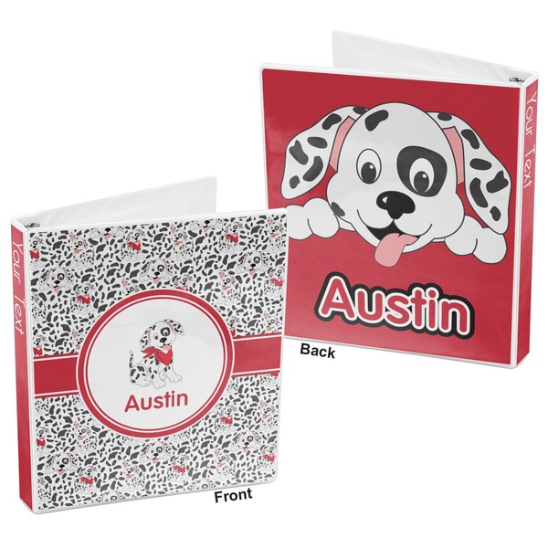 Dalmation 3-Ring Binder Front and Back