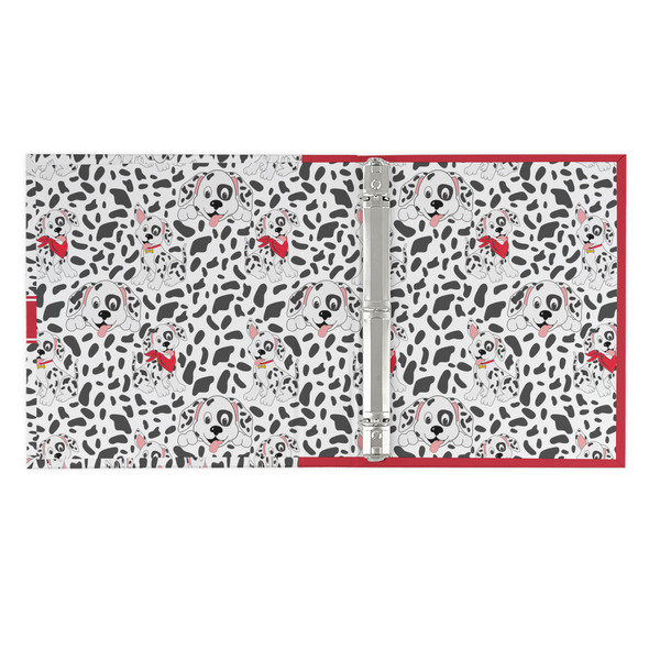 Dalmation 3 Ring Binders - Full Wrap - 1" - OPEN INSIDE