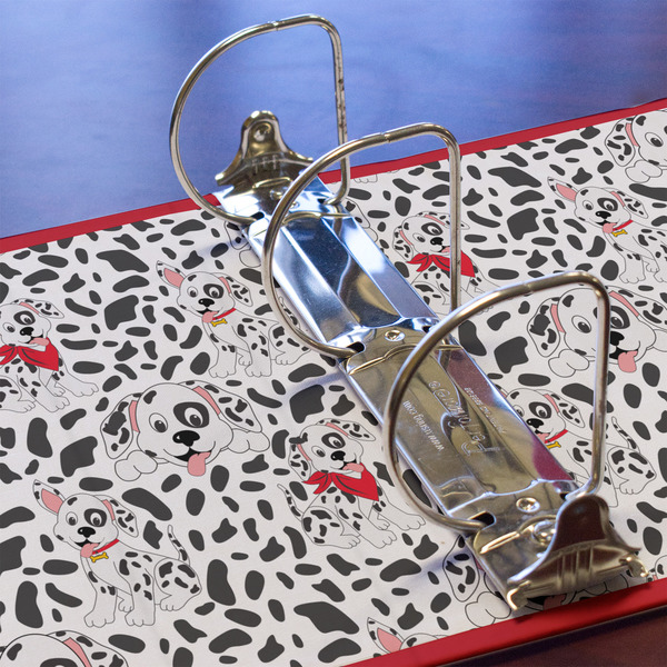 Dalmation 3 Ring Binders - Full Wrap - 3" - DETAIL