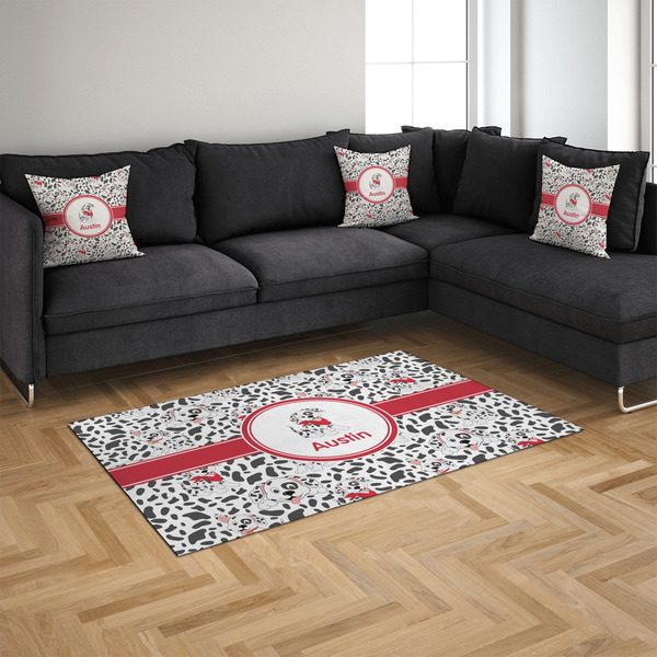 Dalmation 4'x6' Indoor Area Rugs - IN CONTEXT