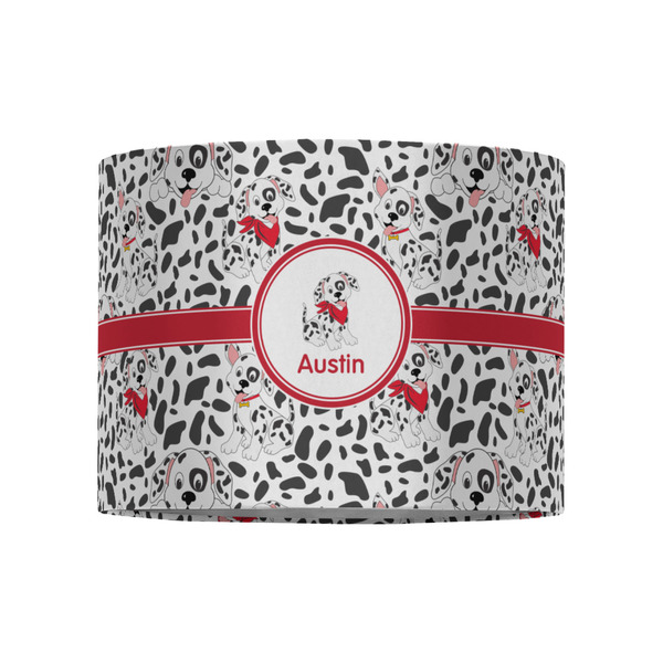 Dalmation 8" Drum Lampshade - FRONT (Fabric)