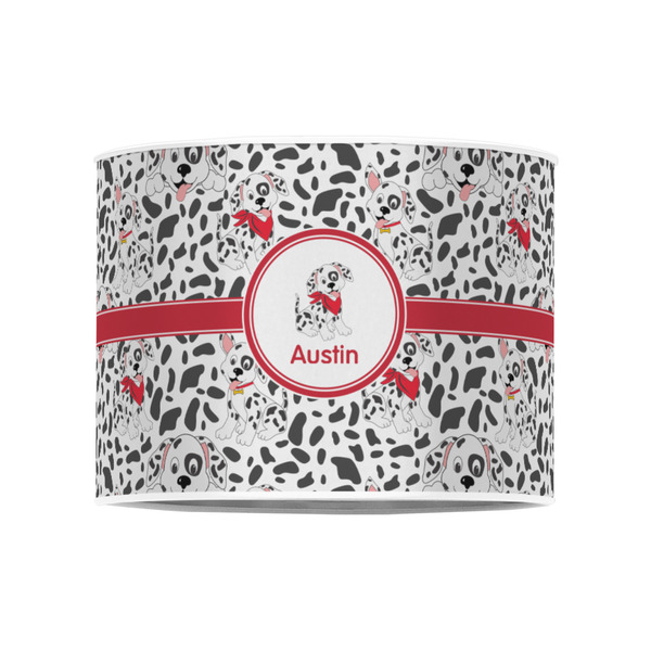Dalmation 8" Drum Lampshade - FRONT (Poly Film)