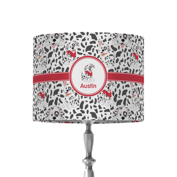 Custom Dalmation 8" Drum Lamp Shade - Fabric (Personalized)