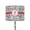 Dalmation 8" Drum Lampshade - ON STAND (Fabric)
