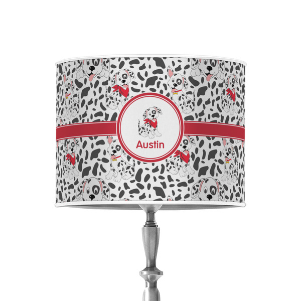 Dalmation 8" Drum Lampshade - ON STAND (Poly Film)