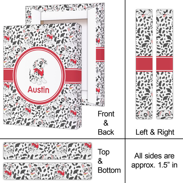 Dalmation 8x10 - Canvas Print - Approval