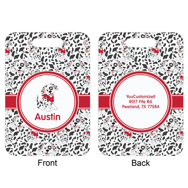 Dalmation Aluminum Luggage Tag (Front + Back)