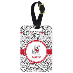Dalmation Metal Luggage Tag w/ Name or Text