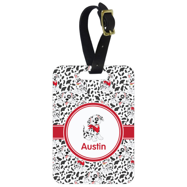 Custom Dalmation Metal Luggage Tag w/ Name or Text