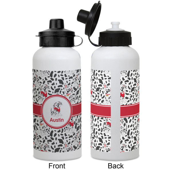 Dalmation Aluminum Water Bottle - White APPROVAL