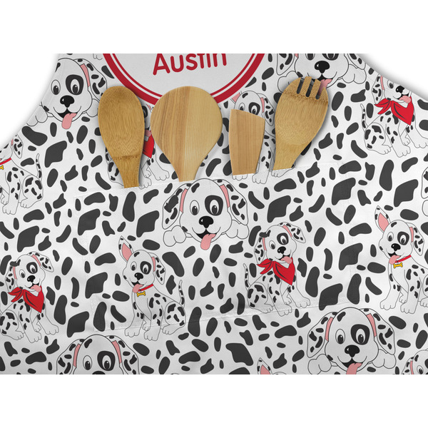 Dalmation Apron - Pocket Detail with Props