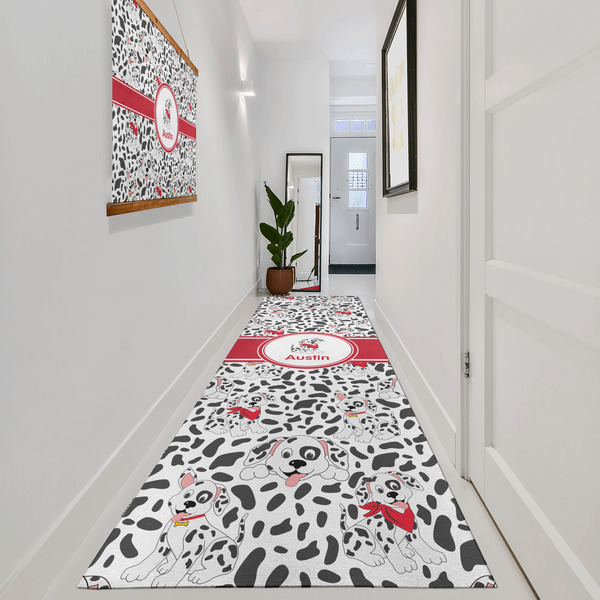 Dalmation Area Rug Sizes - In Context (vertical)