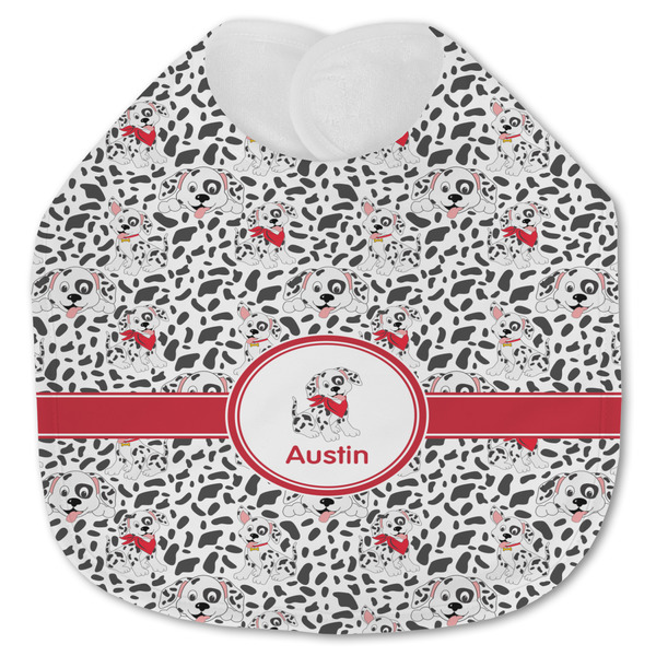 Dalmation Baby Bib - AFT closed
