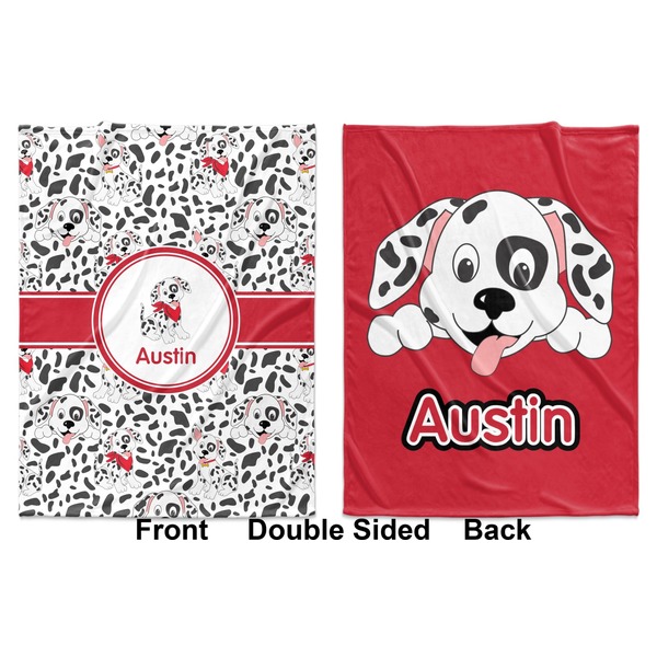 Dalmation Baby Blanket (Double Sided - Printed Front and Back)