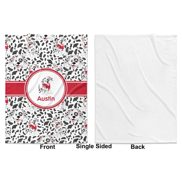 Dalmation Baby Blanket (Single Side - Printed Front, White Back)
