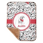 Dalmation Sherpa Baby Blanket - 30" x 40" w/ Name or Text