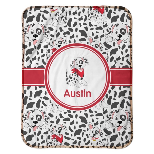 Dalmation Baby Sherpa Blanket - Flat