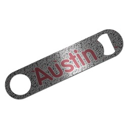 Dalmation Bar Bottle Opener - Silver w/ Name or Text