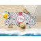 Dalmation Beach Towel Lifestyle