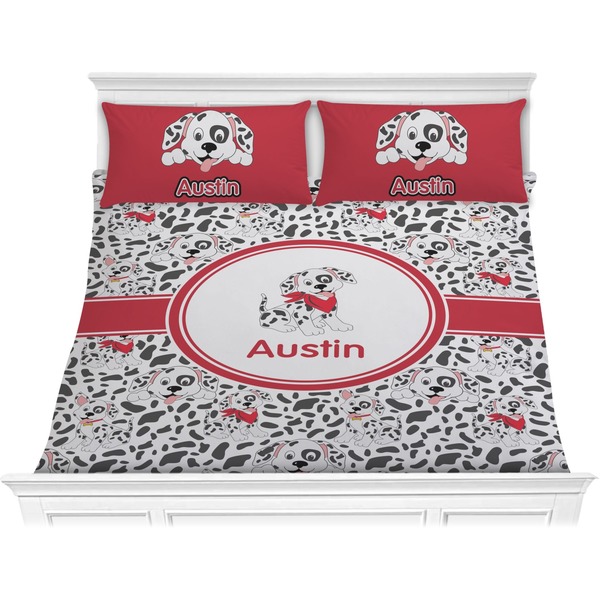 Custom Dalmation Comforter Set - King (Personalized)