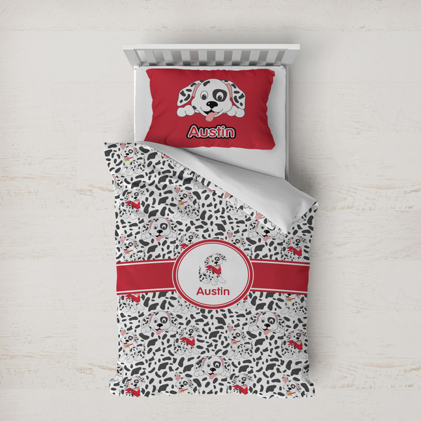 Custom Dalmation Duvet Cover Set - Twin XL (Personalized)