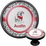 Dalmation Cabinet Knob (Black) (Personalized)